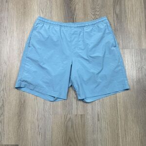Chubbies Shorts Mens Large Blue Lined Performance Elastic Drawstring Athletic